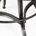 thumbnail image 7 of Boston 27.5" Bonded Leather Swivel Iron Bar Stool, Brown, 7 of 7