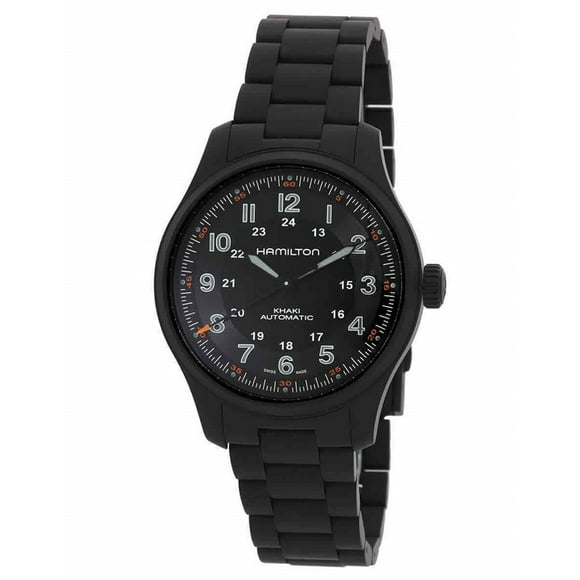 Hamilton Khaki Field Titanium Black Dial Automatic H70665130 100M Men's Watch