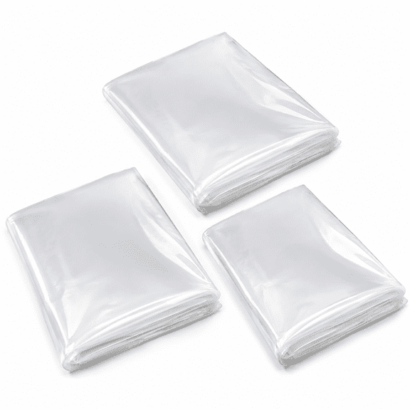 Plastic Covers for Furniture, Waterproof & Dustproof Sofa Storage Covers, 118" x 158" Extra Large Bed Couch Protector Cover Shelter for Moving Protection and Long Term Storage