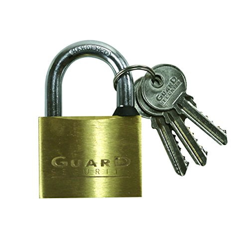 Guard Security 740LS Laminated Steel Padlock with 1-1/2-Inch Long Shackle 
