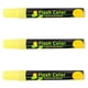 thumbnail image 1 of Marcador borrable de vidrio VentDepot ChalkyYellow 3Pzas Amarillo Neón Punta Redonda Mediana, 1 of 1