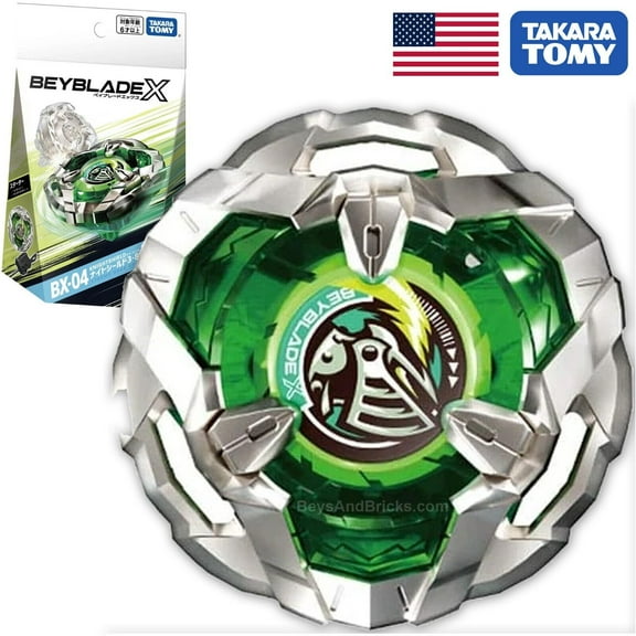 Takara Tomy Knightshield 3-80N Beyblade X Starter BX-04