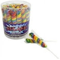 thumbnail image 3 of Rainbow Color Splash Tutti Frutti Swirl Lollipops - 30 Count Tub, 3 of 6