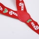 thumbnail image 2 of Tirantes navideños Tirantes de bastón de caramelo para hombre - Tirantes navideños ajustables Tirantes para hombre para pantalones Tirantes rojos - Tirantes navideños, 2 of 4