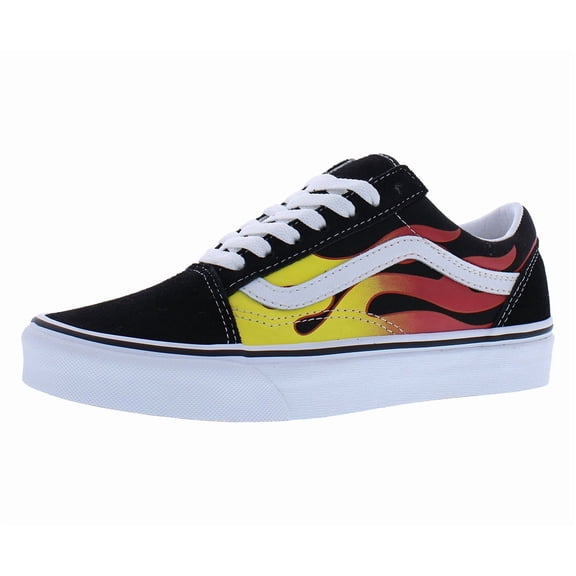 Vans Old Skool Unisex/Adult shoe size 4.5 Casual VN0A38G1PHN Flame Black/True White