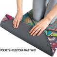 thumbnail image 3 of Multicolor Ethnic Geometric Pattern Hot Yoga Mat Towel Non Slip for Hot Yoga - Quick-Drying Yoga Mat Cover with 4 Corner Pockets with Travel Bag - Hot Yoga Towel Non Slip 74"x26", 3 of 6
