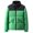 Green, variant on Mens Puffer Jacket Zip up Insulated Jacket Warm Winter Coat Plus Size Down Coats Thick Quilted Padded Jackets (Green,XL)
