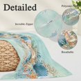 thumbnail image 3 of Beach Coastal Teal Body Pillow Covers 20"x60", Nautical Shell Starfish Coral Summer Soft Brushed Microfiber Breathable Throw Pillow Covers, Decorative Pillowcase with Zipper for Couch Sofa Bedroom, 3 of 9