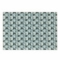 thumbnail image 1 of Abstract Cutting Board, Grunge Sketchy Circle Shapes Ornamental Vintage Geometric Forms Print, Decorative Tempered Glass Cutting and Serving Board, Small Size, Pale Blue Black Grey, by Ambesonne, 1 of 1