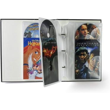 CD Case 80 Capacity Hard Shell DVD Case VCD Binder Wallet Storage ...
