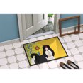thumbnail image 4 of Carolines Treasures WDK5485MAT 18 x 27 in. Summer Sunflowers Black & White Shih Tzu Indoor or Outdoor Mat, 4 of 5