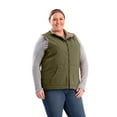 thumbnail image 3 of Women's Sherpa-Lined Softstone Duck Vest, 3 of 11