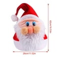 thumbnail image 6 of Classic Red Santa Hat for Adult Christmas Holiday Festive Party Celebration Accessory, 6 of 7