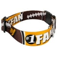 thumbnail image 4 of Country Brook Petz® 1 1/2 inch Deluxe Black and Gold Football Fan Dog Collar Limited Edition, Medium, 4 of 5