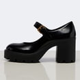 thumbnail image 2 of FSJ Women Mary Jane Shoes Platform Chunky Heel Pumps Size 8 Black, 2 of 4