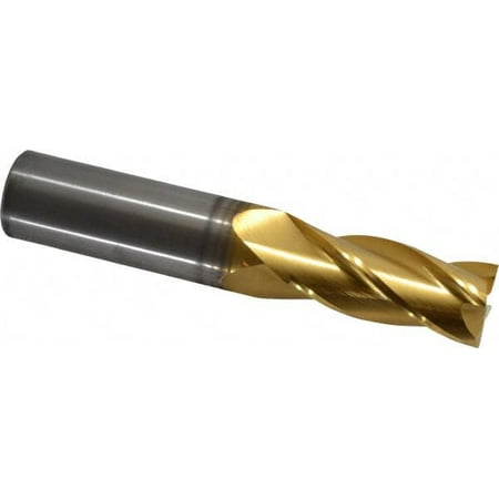 

Hertel 11/16 1-3/8 LOC 3/4 Shank Diam 4 OAL 4 Flute Solid Carbide Square End Mill Single End TiN Finish Spiral Flute 30° Helix Centercutting Right Hand Cut