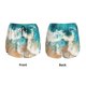 thumbnail image 3 of Balery Ocean Wave Crash Pantalones cortos deportivos para mujer con forro y dos bolsillos, elásticos, para entrenamiento, gimnasio, yoga-Medium, 3 of 7