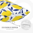 thumbnail image 5 of Bingfone Tropical Lemon Standard Size Pillowcase, Long Staple Pure Cotton Envelope Closure Pillow Cover,14"X20", 5 of 9