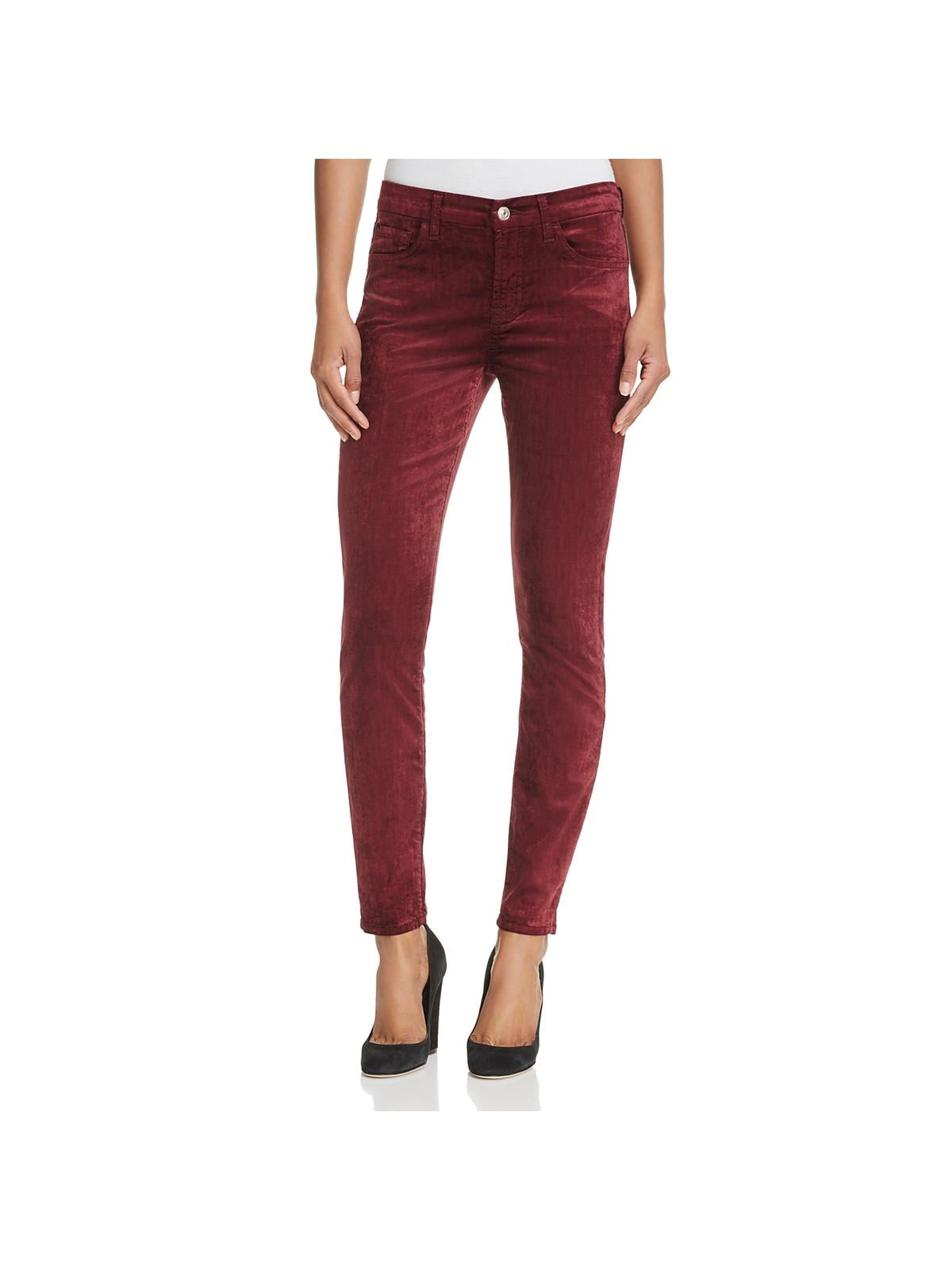 7 For All Mankind Womens Velvet Ankle 