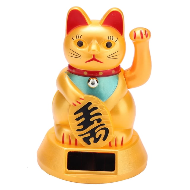 Gato de la suerte Ccdes Decoración para Sala de Estar Cafetería Restaurante jardín color oro