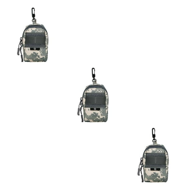 Soidarity Bolsa adjunta Bolsa enganchable al aire libre Bolsas de teléfono de camuflaje impermeables Fanny Pack Kit Accesorios de Camuflaje gris Type1 NO1 Soidarity CBP381794