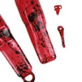 thumbnail image 4 of Esquirla 4pcs/Set Replacement Trimmer Shell for Wahl 8148/8591 s Cover Personalized Housing Case Kit for Hair Rose Red, 4 of 8