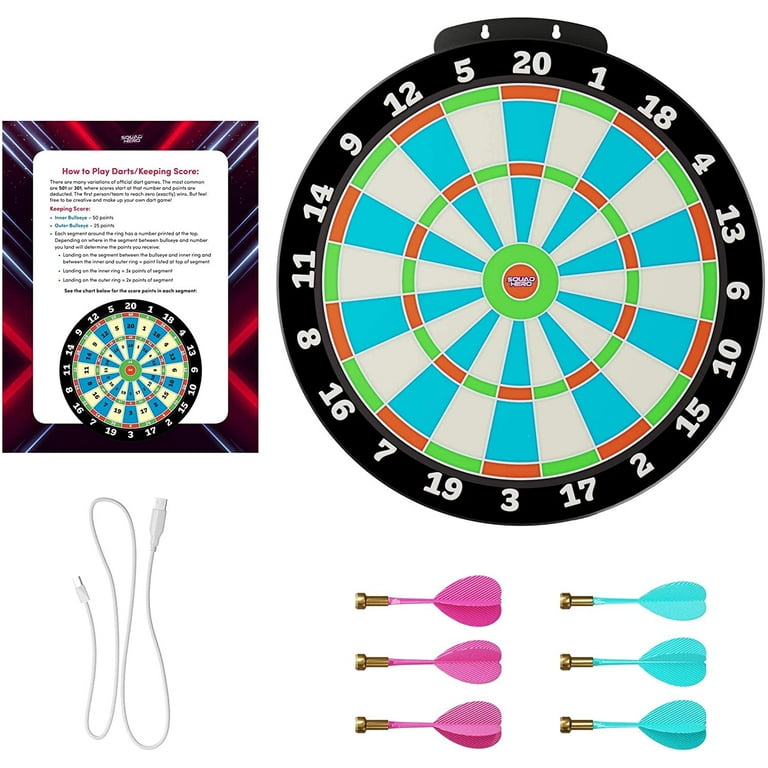  Toysmith Magnetic Dart Board Play Indoor or Outdoor Games, For  Boys & Girls Ages 6+ : Toys & Games