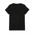 thumbnail image 2 of ramen Letter Printing Women's Summer Fit Round Neck T-shirt, 2 of 7