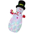 thumbnail image 2 of 1.8 Meters Christmas Inflatable Snowman with Stakes for Party Home Outdoor, 2 of 7