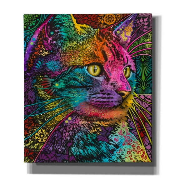 Epic Graffiti 'Felis' by Dean Russo, Canvas Wall Art, 26"x30"