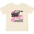 thumbnail image 3 of Inktastic I Love My Great Aunt-breast Cancer Awareness Boys or Girls Baby T-Shirt, 3 of 5