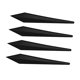 thumbnail image 5 of 4 tiras protectoras de silicona antiarañazos para coche, genéricas, antirozaduras Negro, 5 of 9