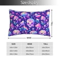 thumbnail image 2 of Sikiie colorful mushroom Skull rainbow Pillow Covers, Throw Pillow Case Cushion Covers,Cushion for Bedroom,Couch,Home-14"x20", 2 of 6