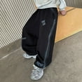 thumbnail image 6 of Tiijoy Toddler Boys Loose Fit Sweatpants Letter Print Straight Sports Pants, Sizes 4-5, 6 of 7