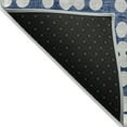 thumbnail image 3 of Addison Rugs Chantille Indoor/Outdoor Transitional Circles Navy Washable Rectangle Rug, 1'8" x 2'6", 3 of 6