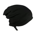 thumbnail image 3 of TISHITA Bonnet Sleep Caps Hair Cover Adjustable Buckle Strap Multi Scene Use Comfortable Black, 3 of 8