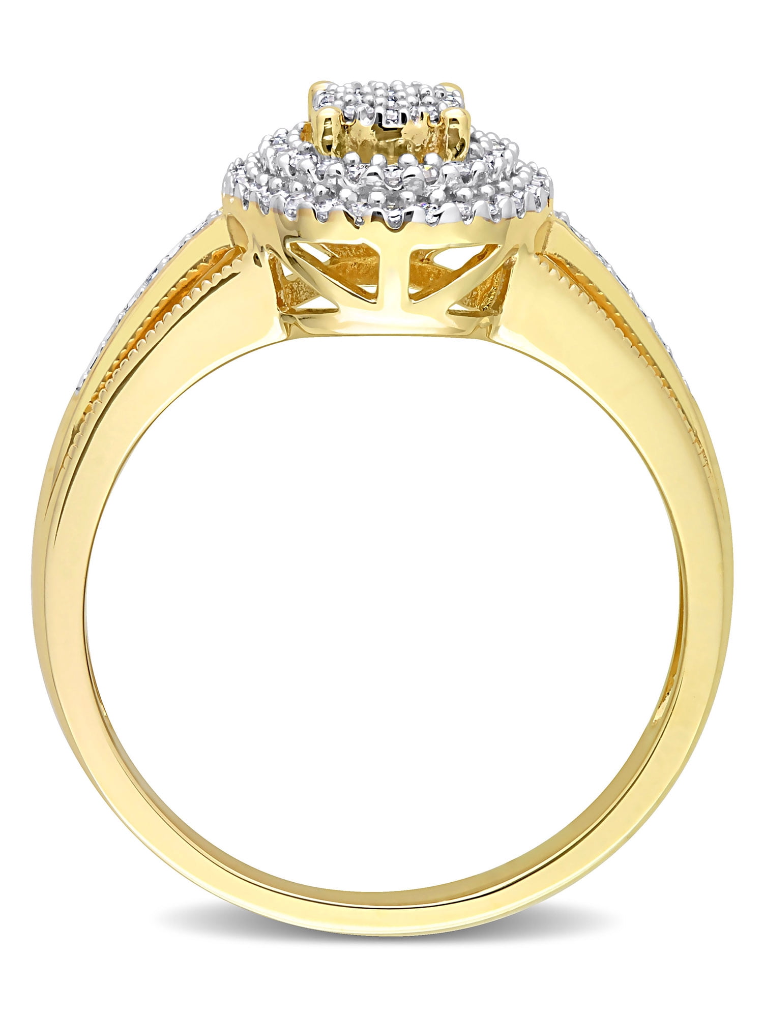 Everly Women's Diamond 10K Yellow Gold Engagement Ring