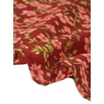 thumbnail image 5 of INSPIRE CHIC Valentine's Day Women's Floral Blouse Short Cap Sleeve Chiffon Casual Ruffle Tops S Red, 5 of 6