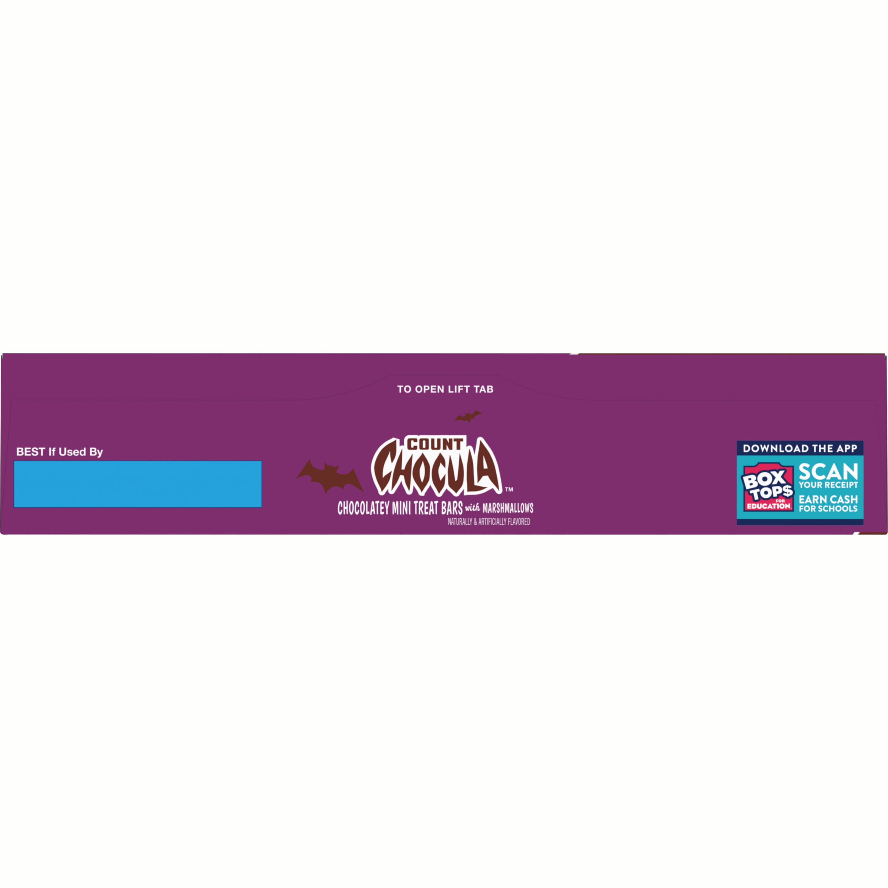 Count Chocula Mini Treat Bars with Marshmallows, Halloween Kids Snacks, 20 Ct, 10 oz