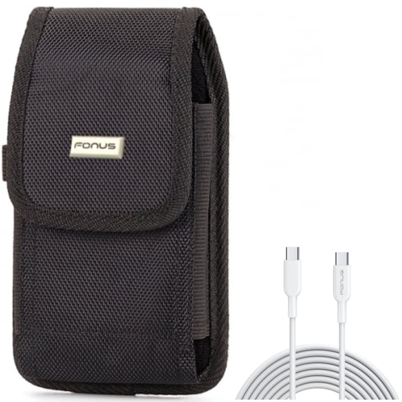 Case Belt Clip w 6ft Long Type-C Cable for Samsung Galaxy S20 Ultra - Swivel Holster Rugged, PD Fast Charger Cord Power Wire fits Samsung Galaxy S20 Ultra