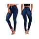 thumbnail image 3 of Pantalones Vaqueros Ajustados de Cintura Alta para Mujer Que Moldean los Glúteos. Azul Oscuro S, 3 of 9