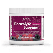 Jigsaw Health Electrolyte Supreme Berry-Licious Flavor, Broad Spectrum of Electrolytes + trace minerals, 60 Servings per Jar