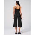 thumbnail image 5 of IDOPIP Workout Sets for Women Two Piece Halter Tank Top Sports Bra Matching Wide Leg Capri Flared Gauchos Pants Gym Cropped Leggings Athletic Running Work Yoga Pilates Outfits, 5 of 6