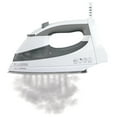 thumbnail image 4 of BLACK+DECKER QuickPress Steam Iron with Smart Steam Technology, Anti-Drip, Auto Shut-Off, F976, 4 of 5