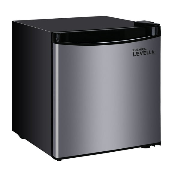 Premium Levella PRF166400XS 1.6 cu ft Mini Fridge in Silver