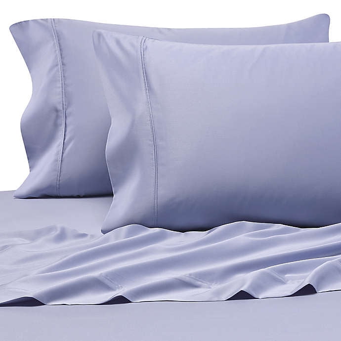 Pure Beech 100 Modal Sateen Standard/ Queen Pillowcase Pair in Blue