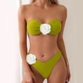 thumbnail image 2 of Conjunto de Bikini de tres piezas con estampado de leopardo para mujer, bañadores sexys de Tanga de cintura baja, trajes de baño femeninos con Push-Up, ropa de playa 2024, 2 of 5