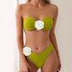 thumbnail image 2 of Conjunto de Bikini de tres piezas con estampado de leopardo para mujer, bañadores sexys de Tanga de cintura baja, trajes de baño femeninos con Push-Up, ropa de playa 2024, 2 of 5