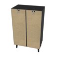 thumbnail image 6 of Polifurniture Victoria Modern 5 Drawer Wood Dresser, Black, 6 of 9
