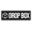 Black, variant on Standard Drop Box Sign (Brushed Silver) - Small (5 Pack)